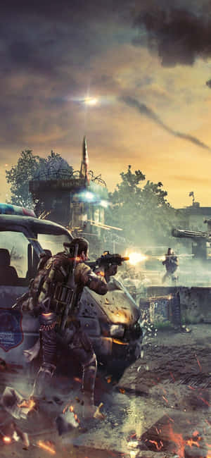Φόντο iPhone Xs The Division — Moto G47 Ταπετσαρία
