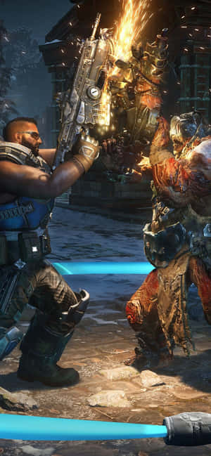Φόντο Gears Of War 5 για iPhone Xs Max — Honor Play 80 Plus Ταπετσαρία
