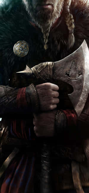 Φόντο Iphone Xs Assassin's Creed Valhalla — Huawei Enjoy 90 Pro Max Ταπετσαρία