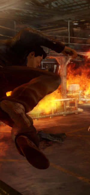 Φόντο Sleeping Dogs για iPhone Xs