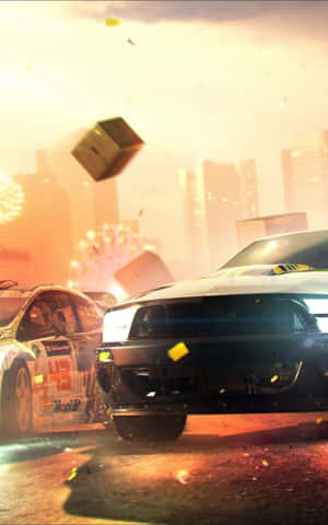 Φόντο Dirt Showdown για iPhone X — Moto Pad 70 Groove Ταπετσαρία