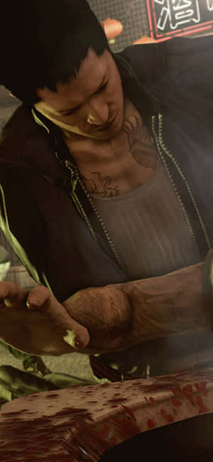 Φόντο Sleeping Dogs για iPhone Xs