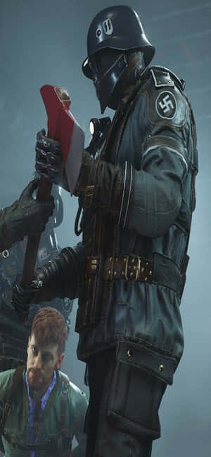 Φόντο Wolfenstein II για iPhone Xs — Oppo A7 Pro Max Ταπετσαρία