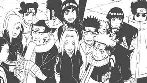 Ταπετσαρία Χαρακτήρες Naruto Νίντζα του Κονόχα — Χαρακτήρες Naruto Ταπετσαρία
