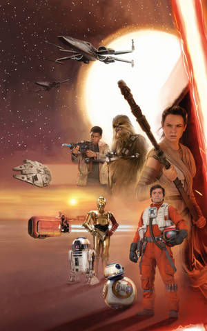 Χαρακτήρες Του Star Wars Tablet — Honor Pad Ταπετσαρία