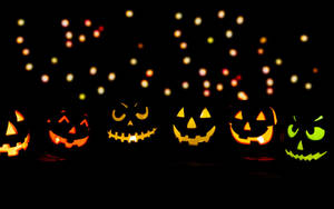 Χαριτωμένα Αισθητικά Halloween Λαμπερά Φαναράκια Jack-o'-lantern