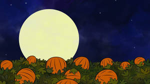 Χαριτωμένα Αισθητικά Κολοκύθια Halloween και Φεγγάρι