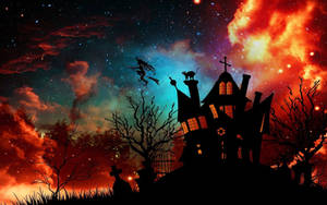Χαριτωμένο Αισθητικό Σπίτι Μάγισσας για Halloween