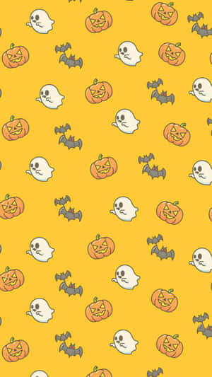 Χαριτωμένο Φόντο για το Halloween — Χαριτωμένο Halloween Ταπετσαρία