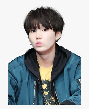 Χαριτωμένος BTS Suga που κάνει μούτρα — Χαριτωμένο bts Ταπετσαρία