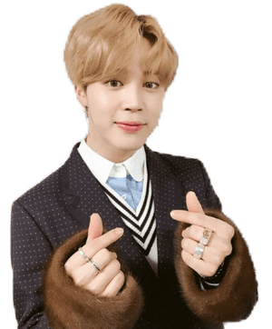 Χειρονομία Καρδούλες με τα Δάχτυλα του Jimin