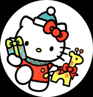 Χριστουγεννιάτικη Hello Kitty Sanrio PFP — Hello kitty αισθητική Ταπετσαρία