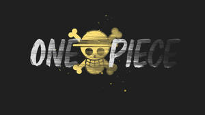 One Piece Επιφάνειας Εργασίας Χρυσό Λογότυπο Κρανίου