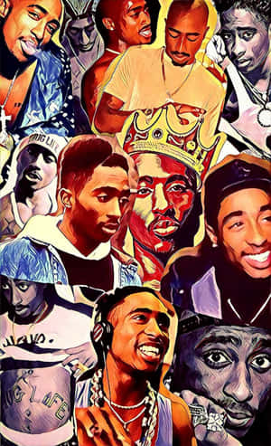 Tupac Iphone — Huawei MatePad Mini Ταπετσαρία