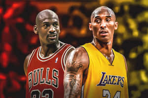 Kobe Bryant και Michael Jordan [wallpaper]